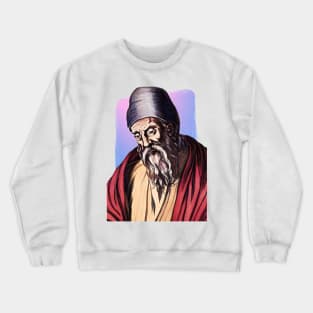 Greek Mathematician Euclid illustration Crewneck Sweatshirt